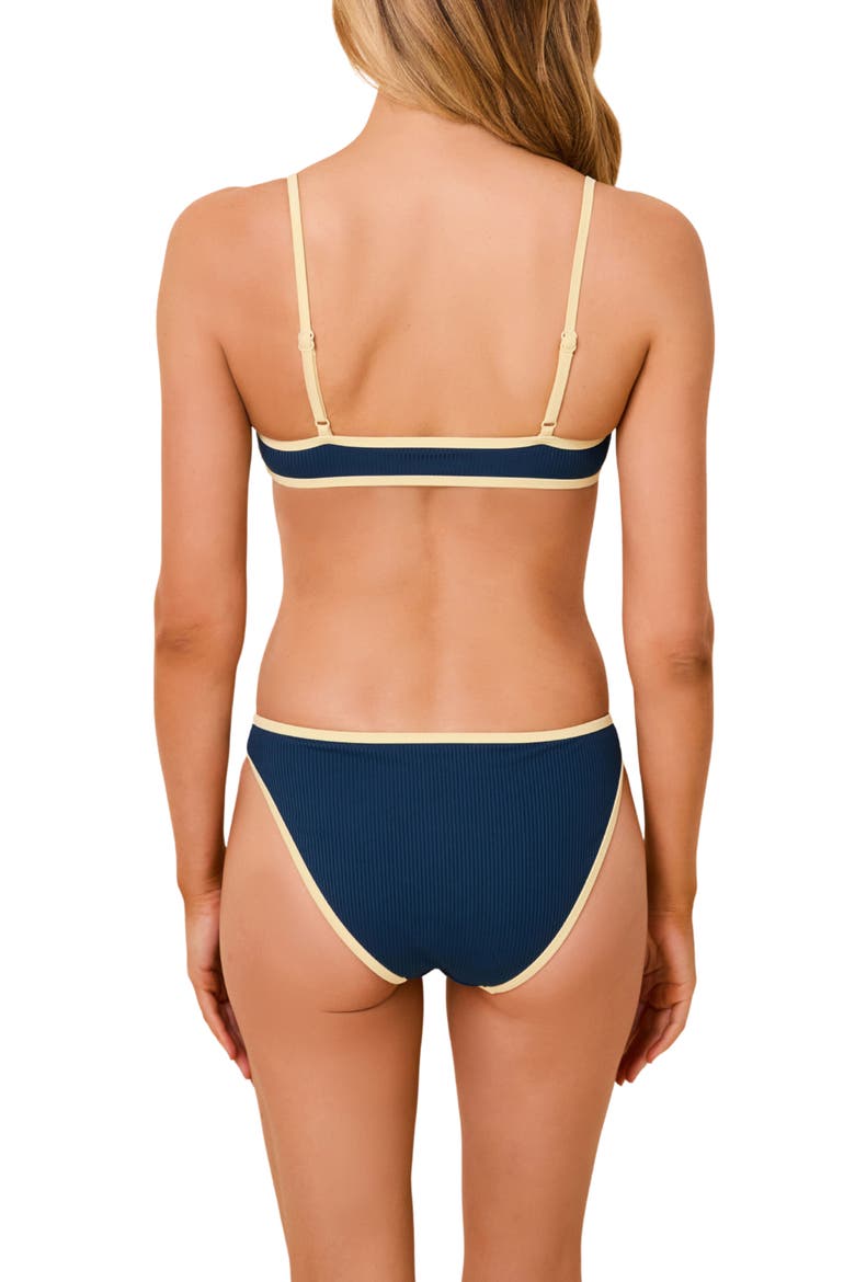 The Rachel Ribbed Swim Briefs, Alternate, color, DEEP CANAL