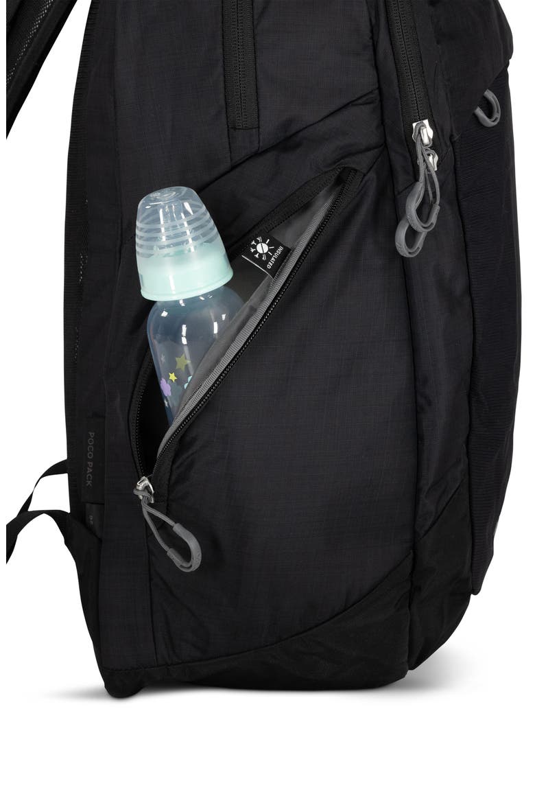 Poco Changing Backpack, Alternate, color, BLACK
