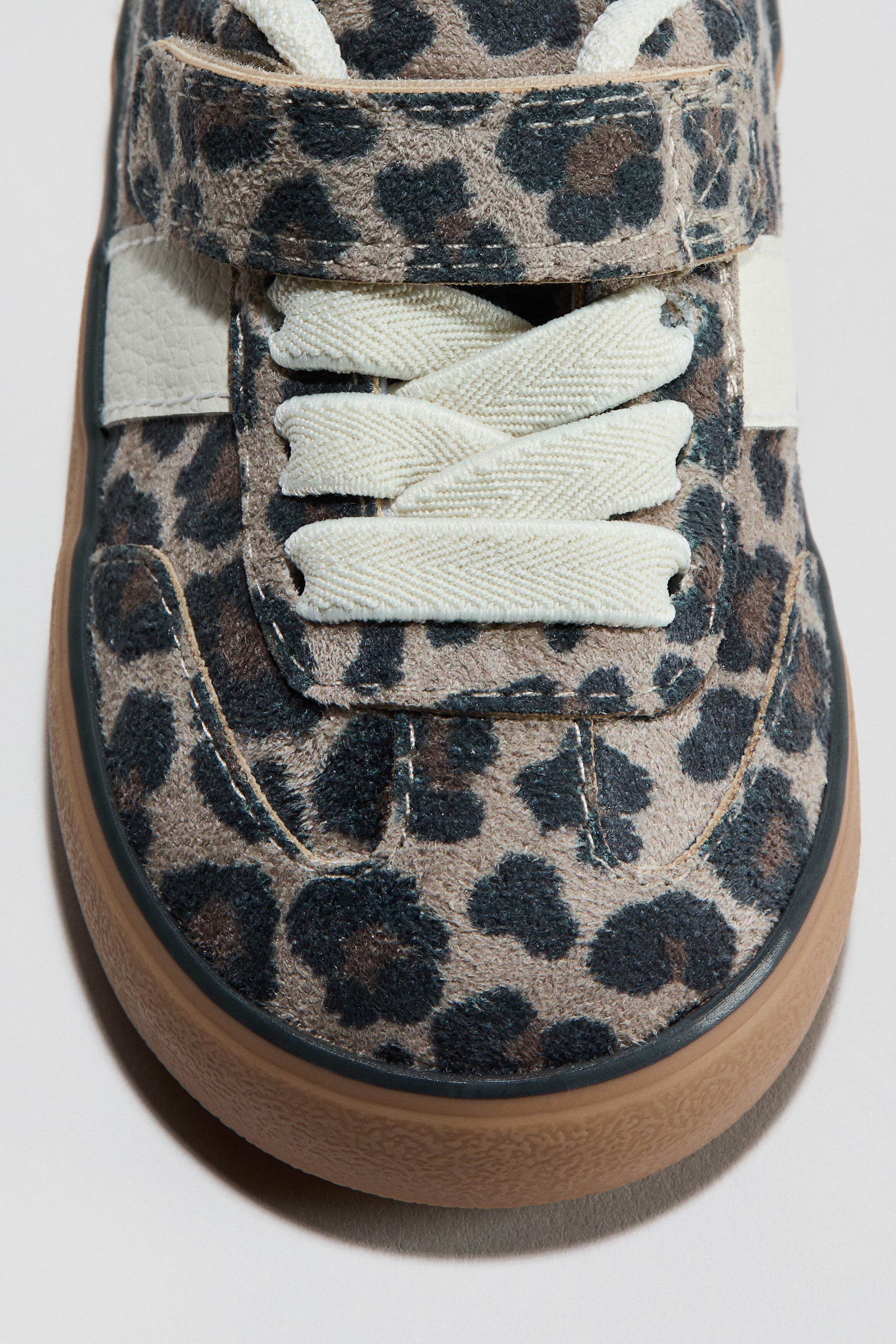 H&M Trainers, Alternate, color, Beige/Leopard Print