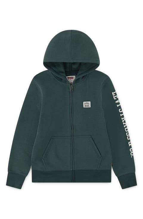 Kids' Patch Full Zip Hoodie