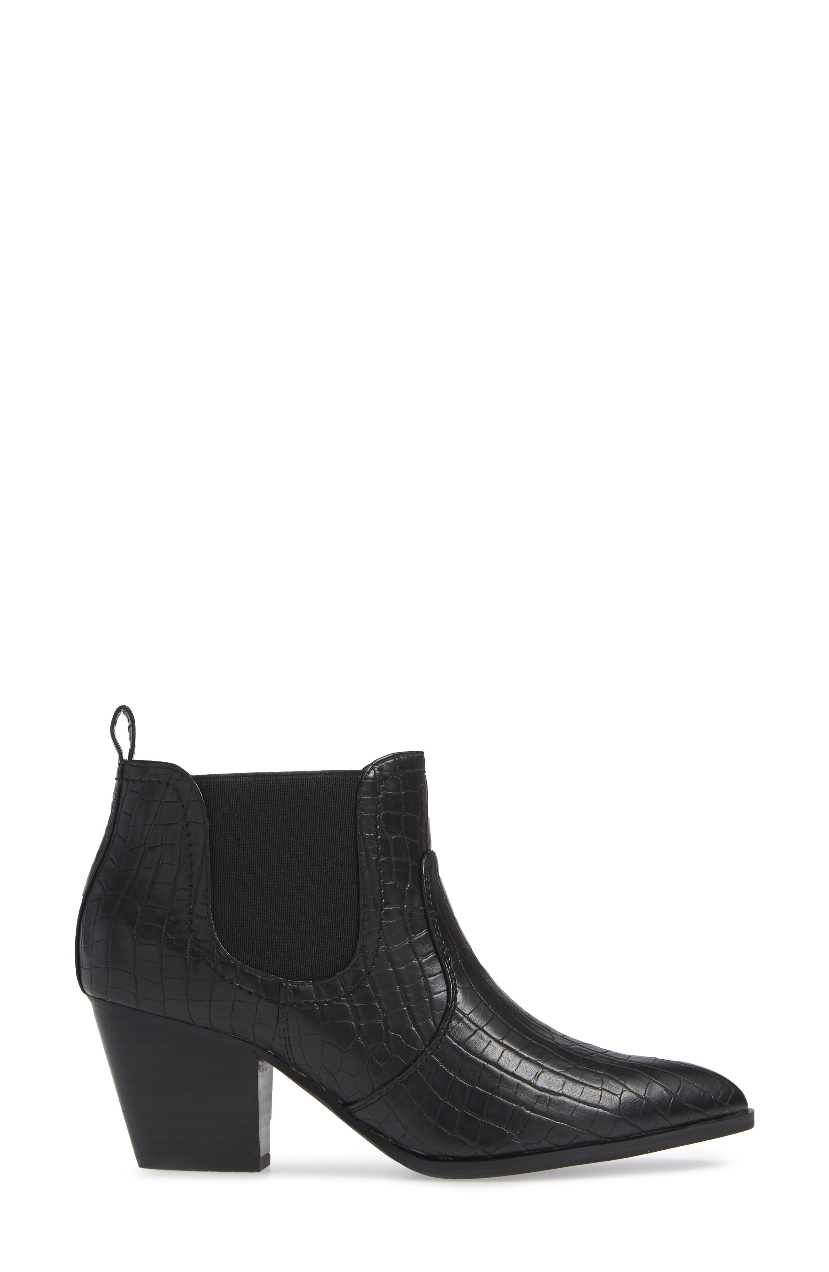 Emerson II Chelsea Bootie, Alternate, color, BLACK