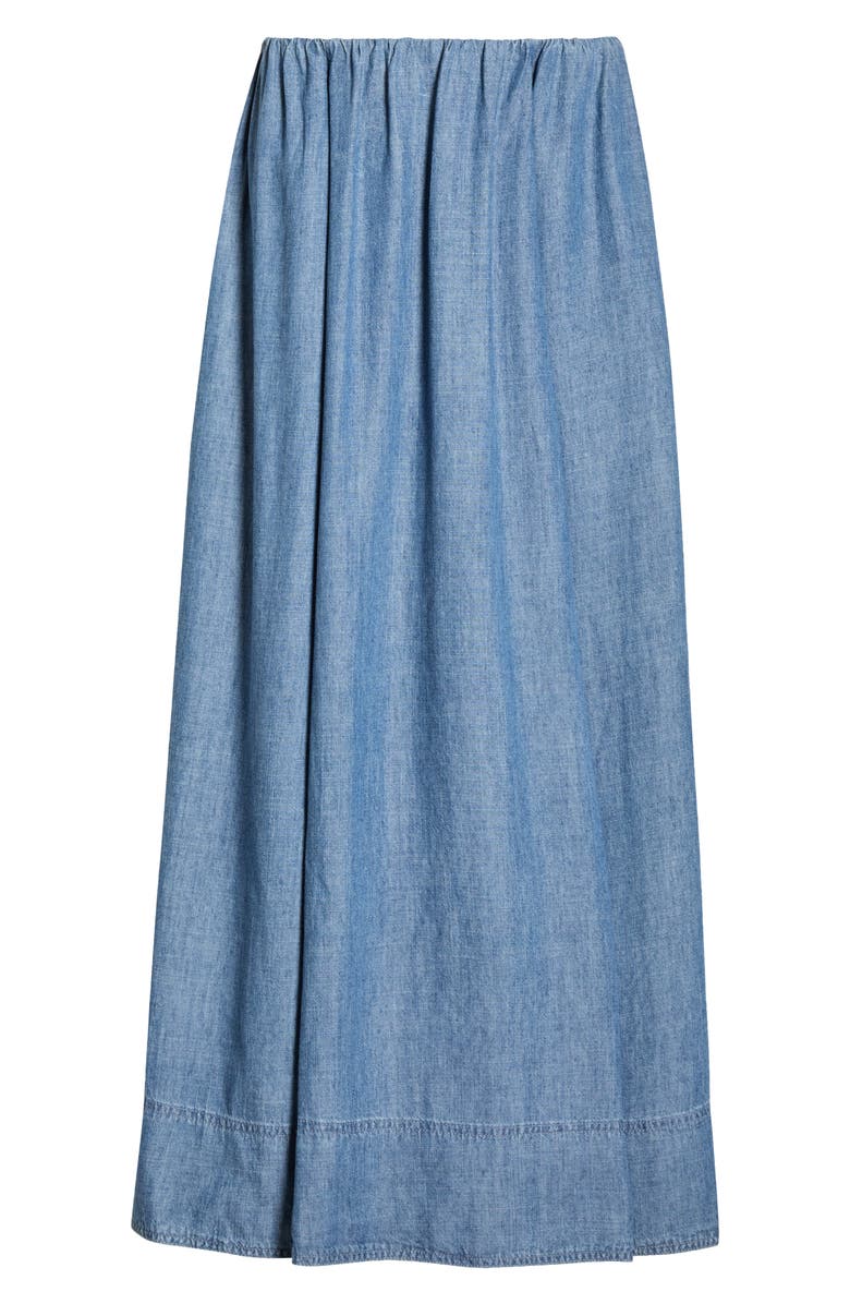 Faherty Tried & True Chambray Maxi Skirt, Main, color, 