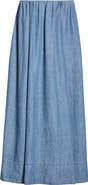 Faherty Tried & True Chambray Maxi Skirt