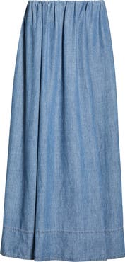 Faherty Tried & True Chambray Maxi Skirt