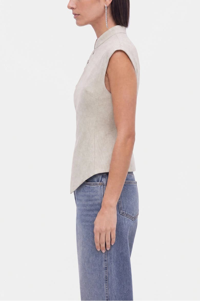 Cotton Vest, Alternate, color, Grey