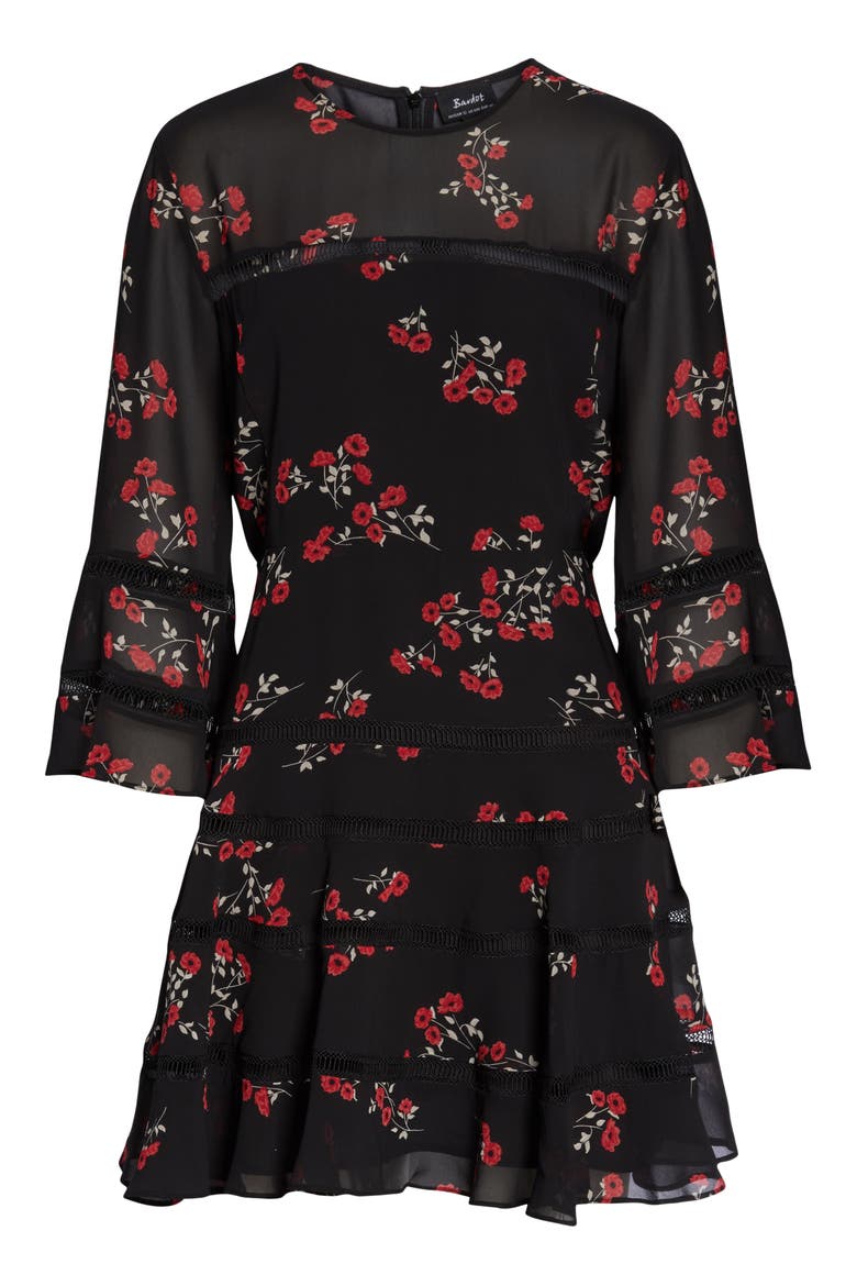 Poppy Print Dress, Alternate, color, DITSY FLORAL