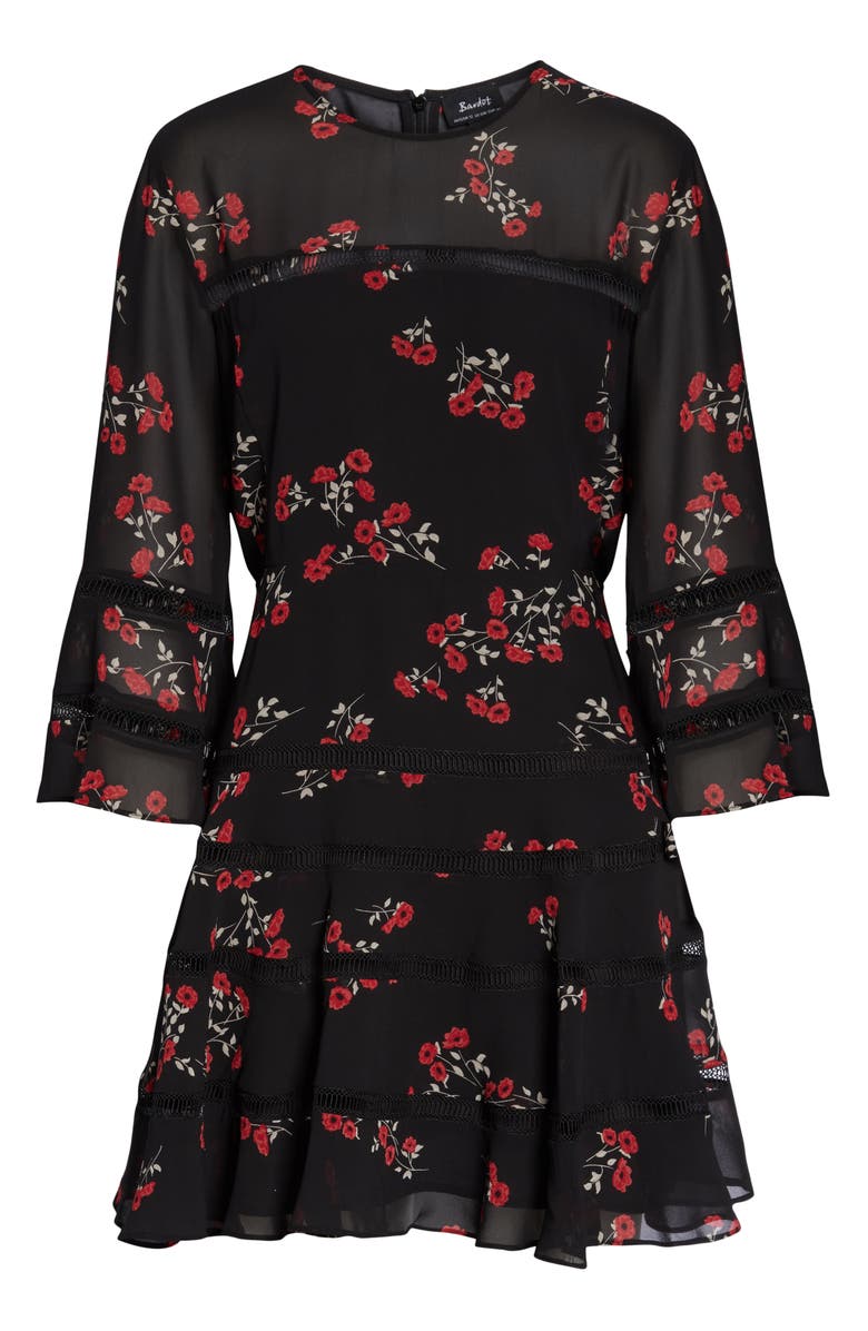Bardot Poppy Print Dress, Alternate, color,