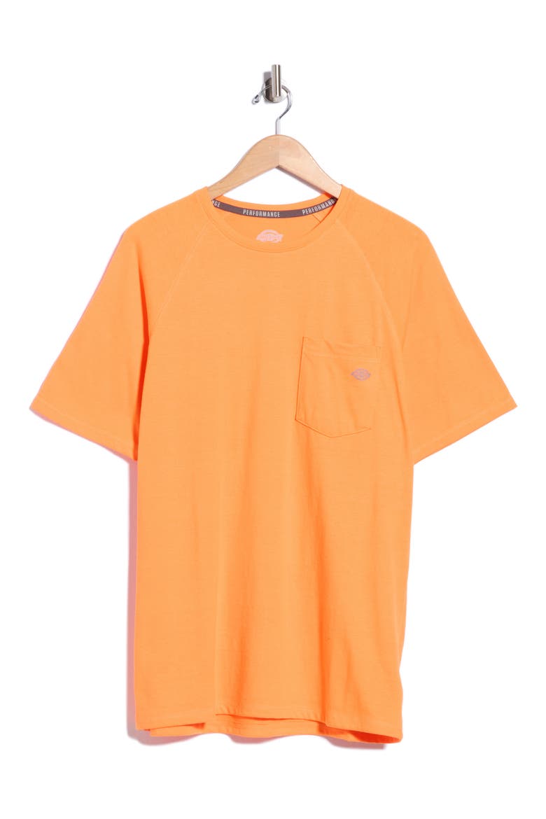 Performance Temp IQ Pocket T-Shirt, Main, color, WALLS MEDIUM ORANGE FAMILY