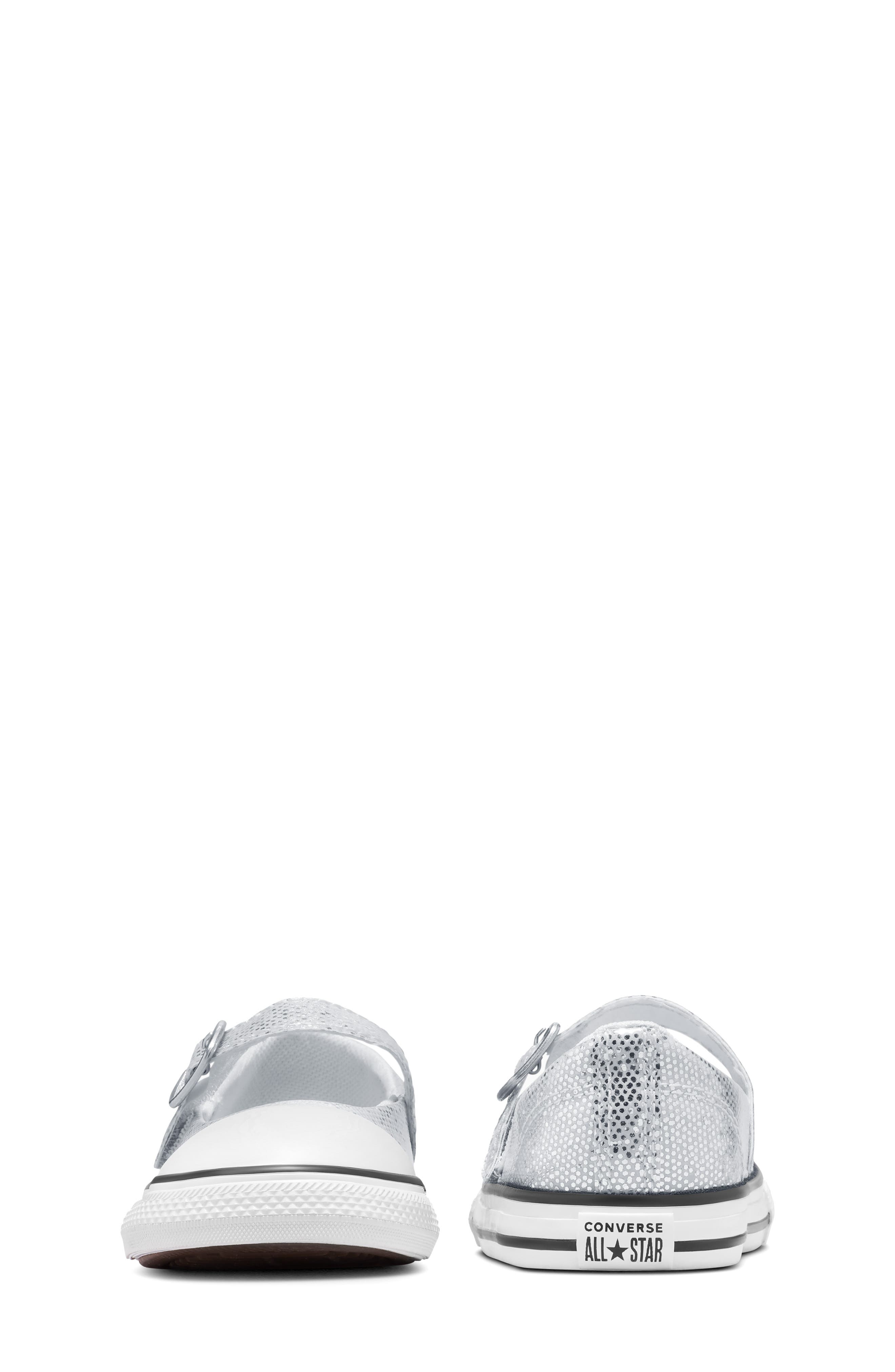 Converse Kids' Chuck Taylor All Star Dainty Mary Jane Sneaker, Alternate, color, Barely Grey/ White/ Black