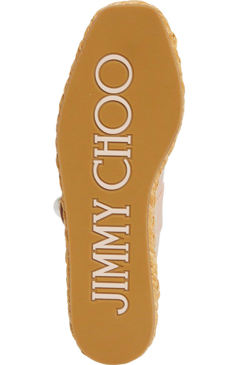 Jimmy Choo Fayence Espadrille Mary Jane Flat, Alternate, color, Macaron