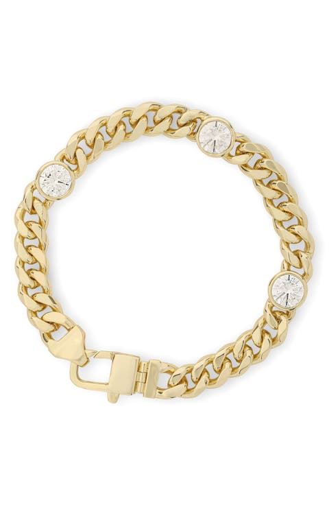 Julian Loves Cubic Zirconia Chain Bracelet