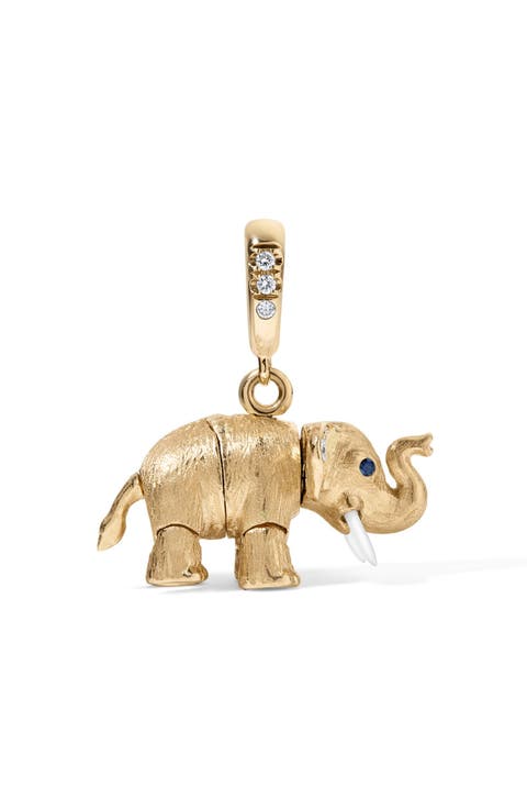 Ellie 14k Gold Diamond Pendant