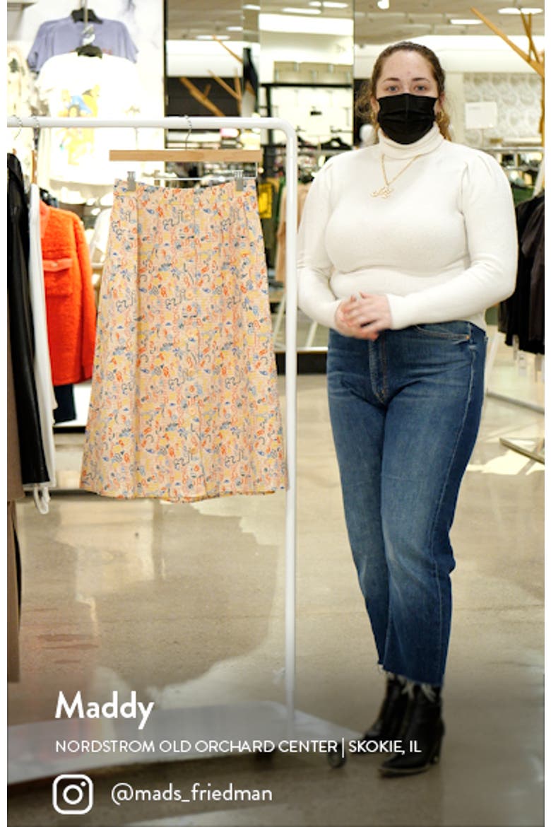 Cristina Martinez Print Skirt video