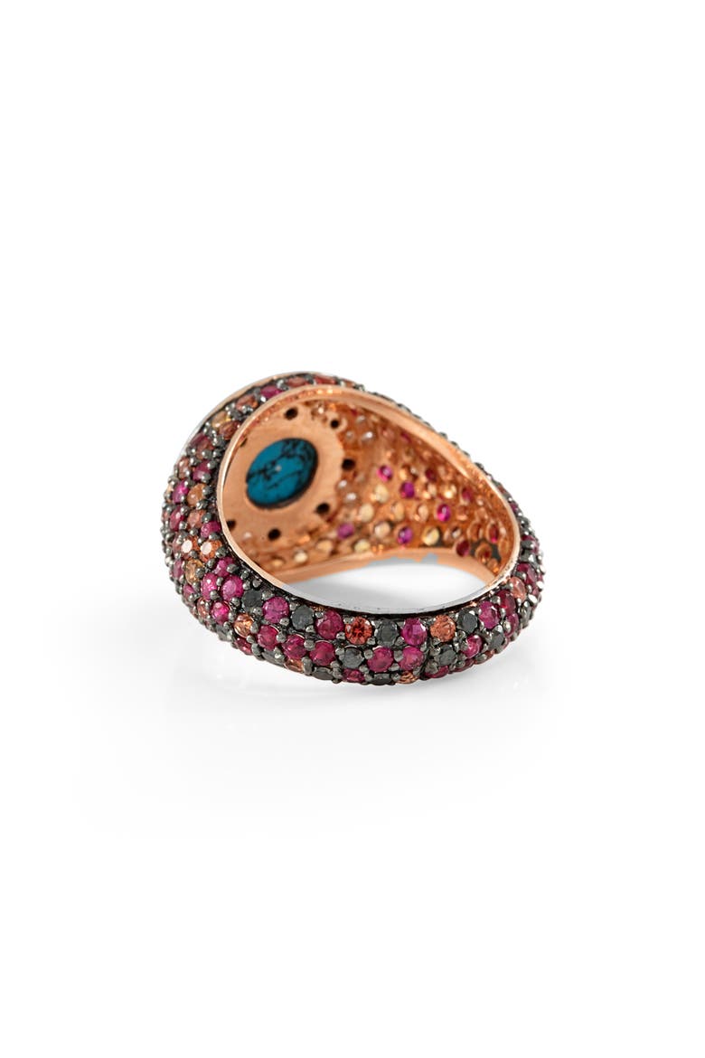 Ibiza Rainbow Signet Ring, Alternate, color, GOLD MULTI