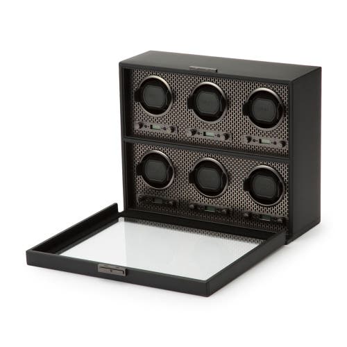 Wolf Axis 6 Piece Watch Winder In Powder Coat