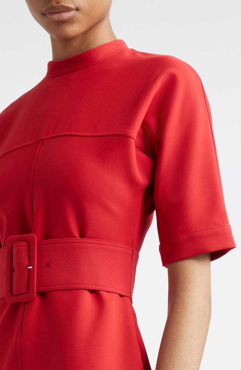 Reiss Naya Belted Mock Neck Dress, Alternate, color,