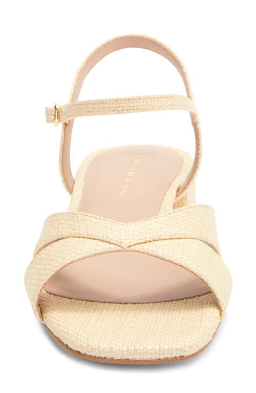 Stuart Weitzman Miami Block Heel Sandal In Neutral