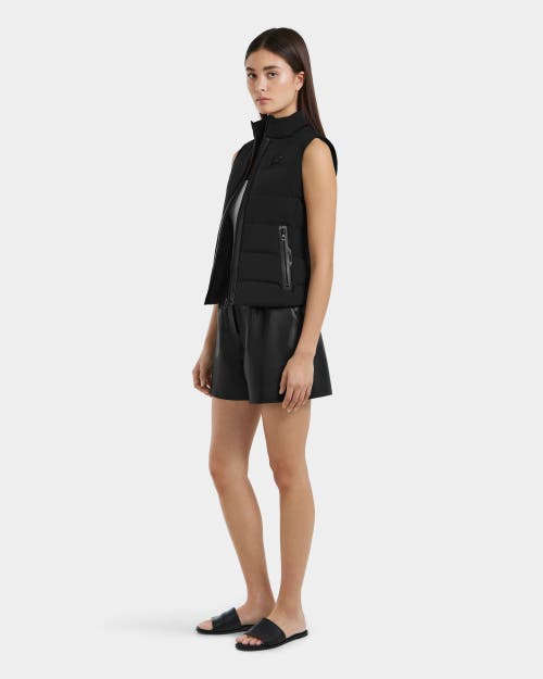 Rudsak Light Down Quilted Vest In Black