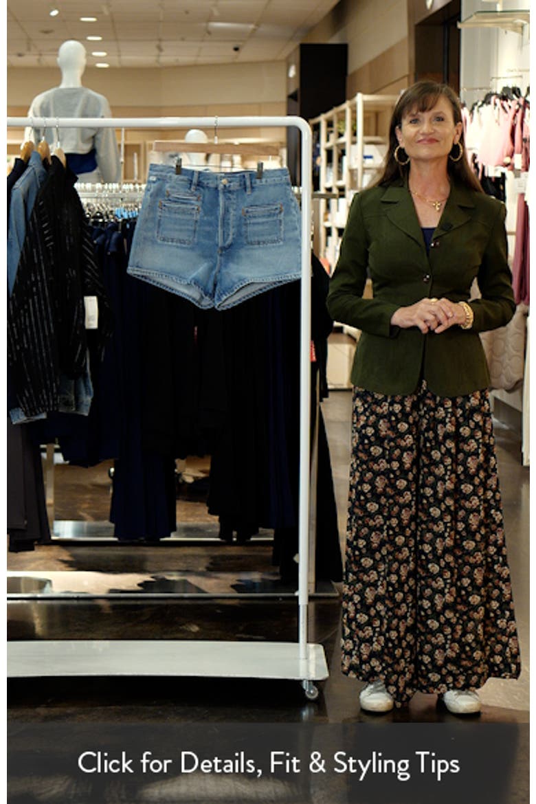 Marlow Patch Pocket Denim Shorts video