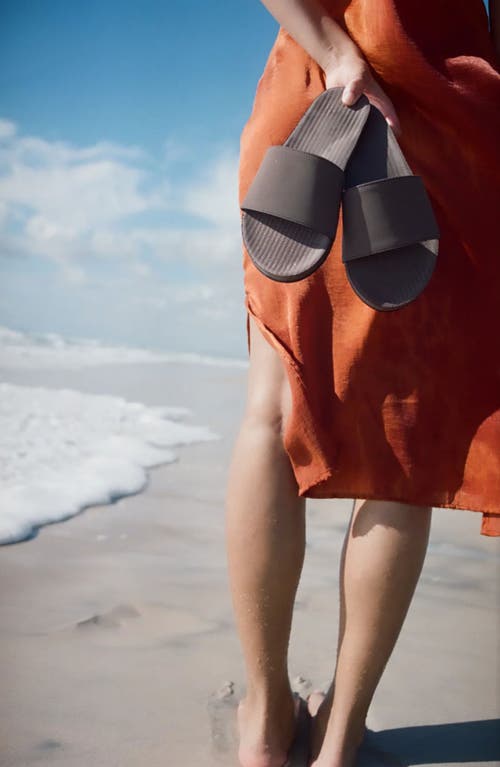 Indosole Responsibly-made Tire Sole Slide Sandals In Brown