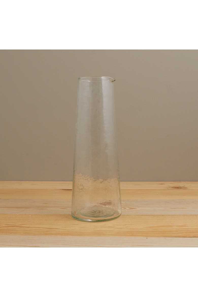 Pebble Glass Carafe, Alternate, color, Clear