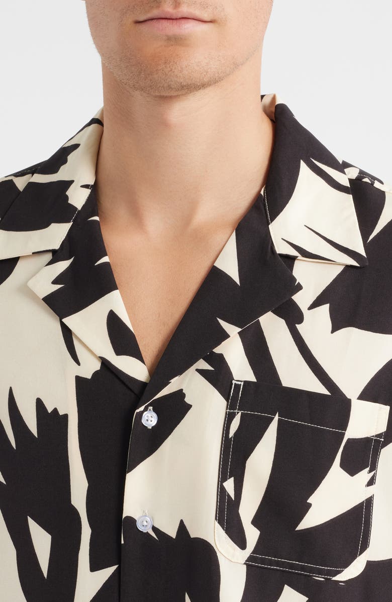 RIZORT Virginia Camp Shirt, Alternate, color, Black