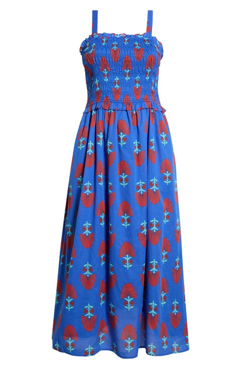 Lucinda Floral Print Sleeveless Maxi Dress