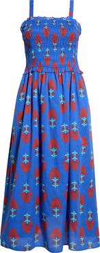 SUGARLIPS Lucinda Floral Print Sleeveless Maxi Dress