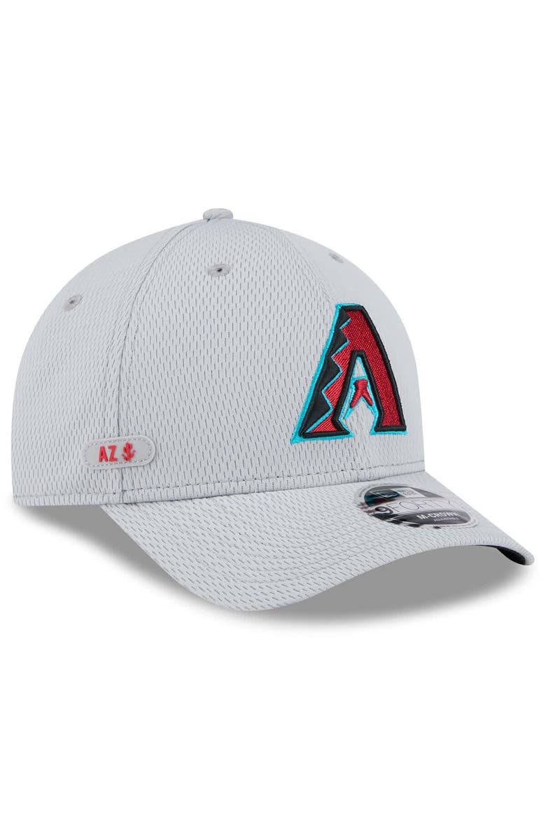 New Era Men's New Era Gray Arizona Diamondbacks 2025 MLB Clubhouse 9FORTY M-Crown Adjustable Hat, Main, color, Gray