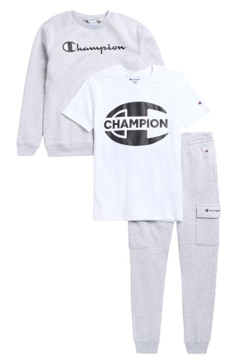 Kids' T-Shirt, Sweatshirt & Cargo Joggers Set