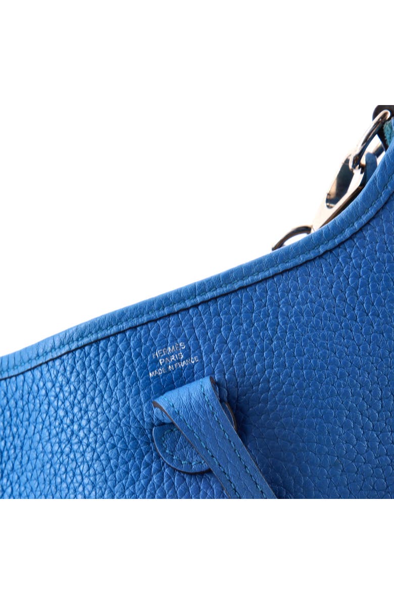 Pre-Owned Hermes Evelyne Bag Gen III Clemence TPM, Alternate, color, Bleu Zanzibar