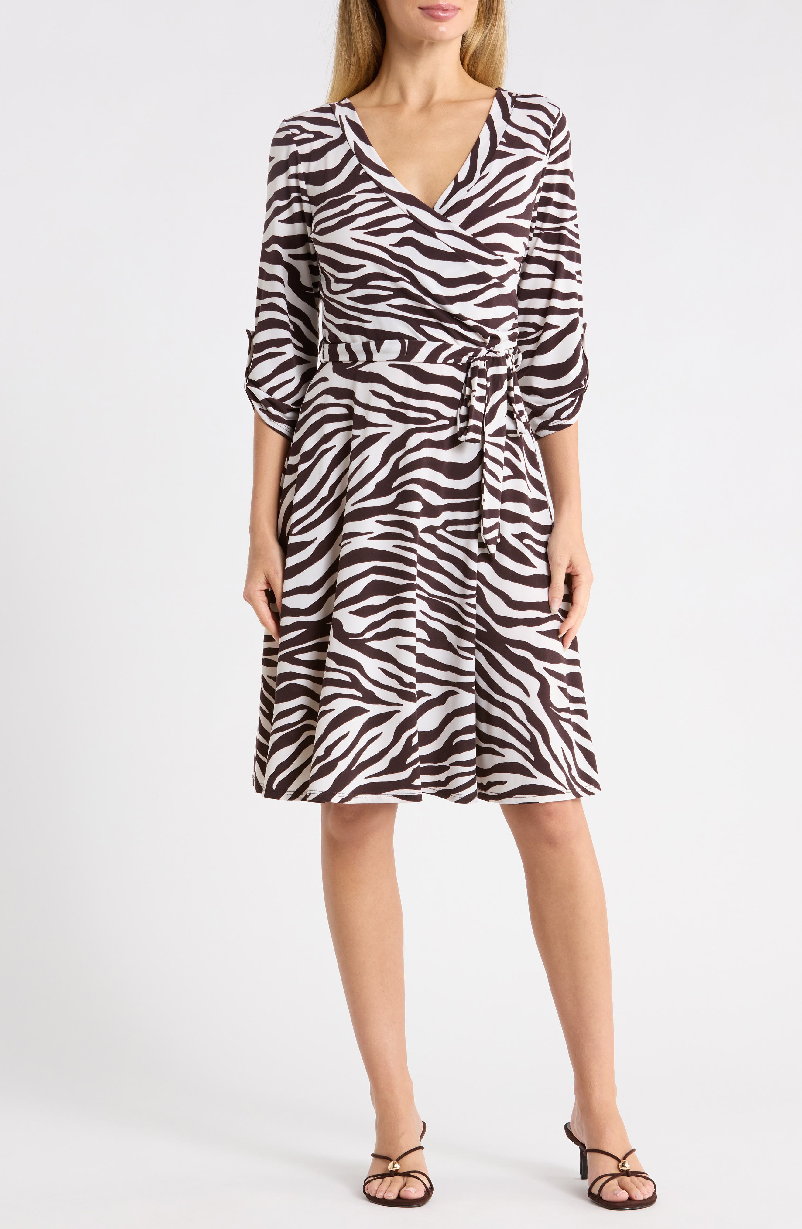 selected WHITE BROWN ZEBRA