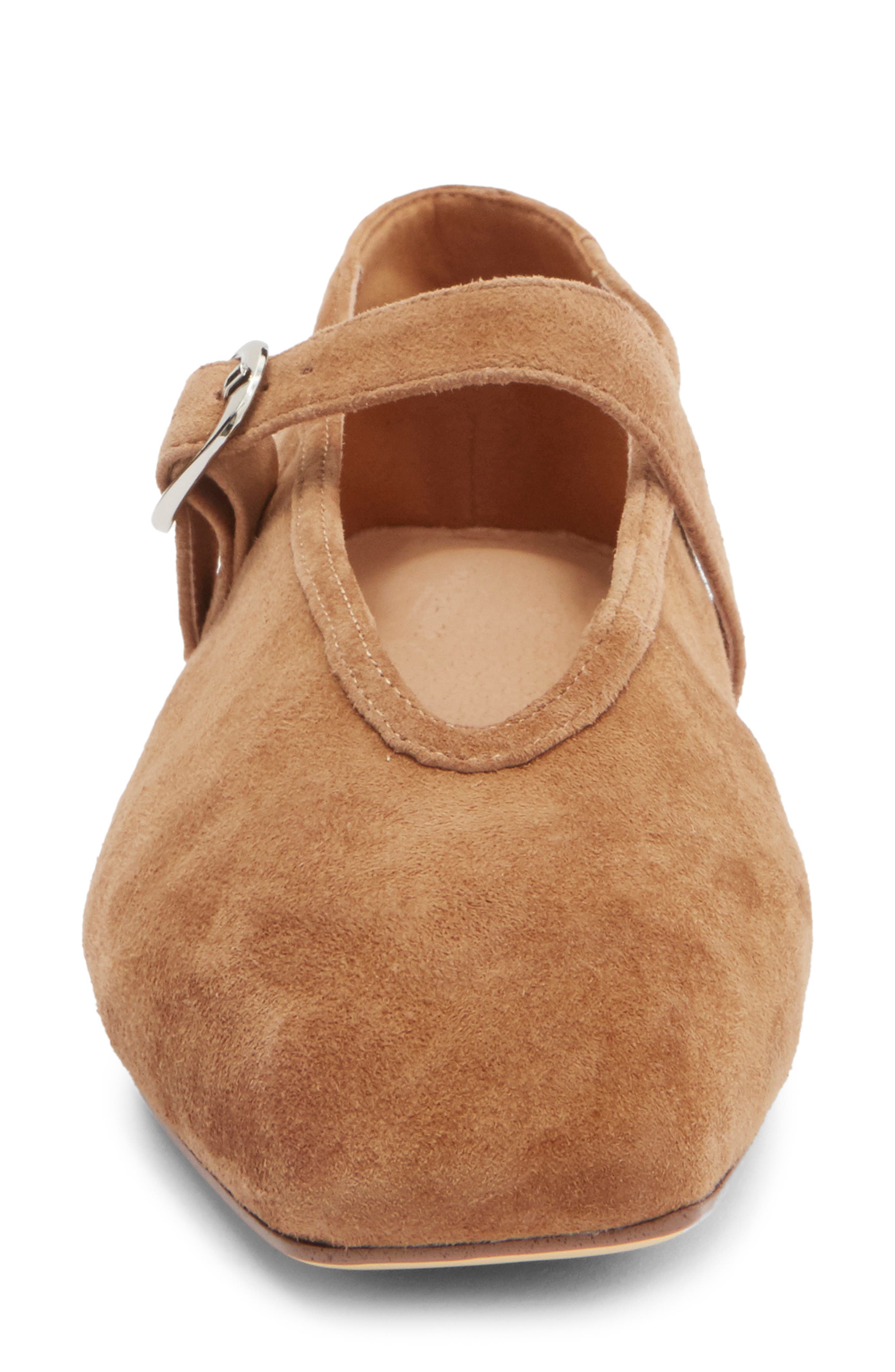 Tony Bianco Bobbi Mary Jane Flat, Alternate, color, Taupe Suede