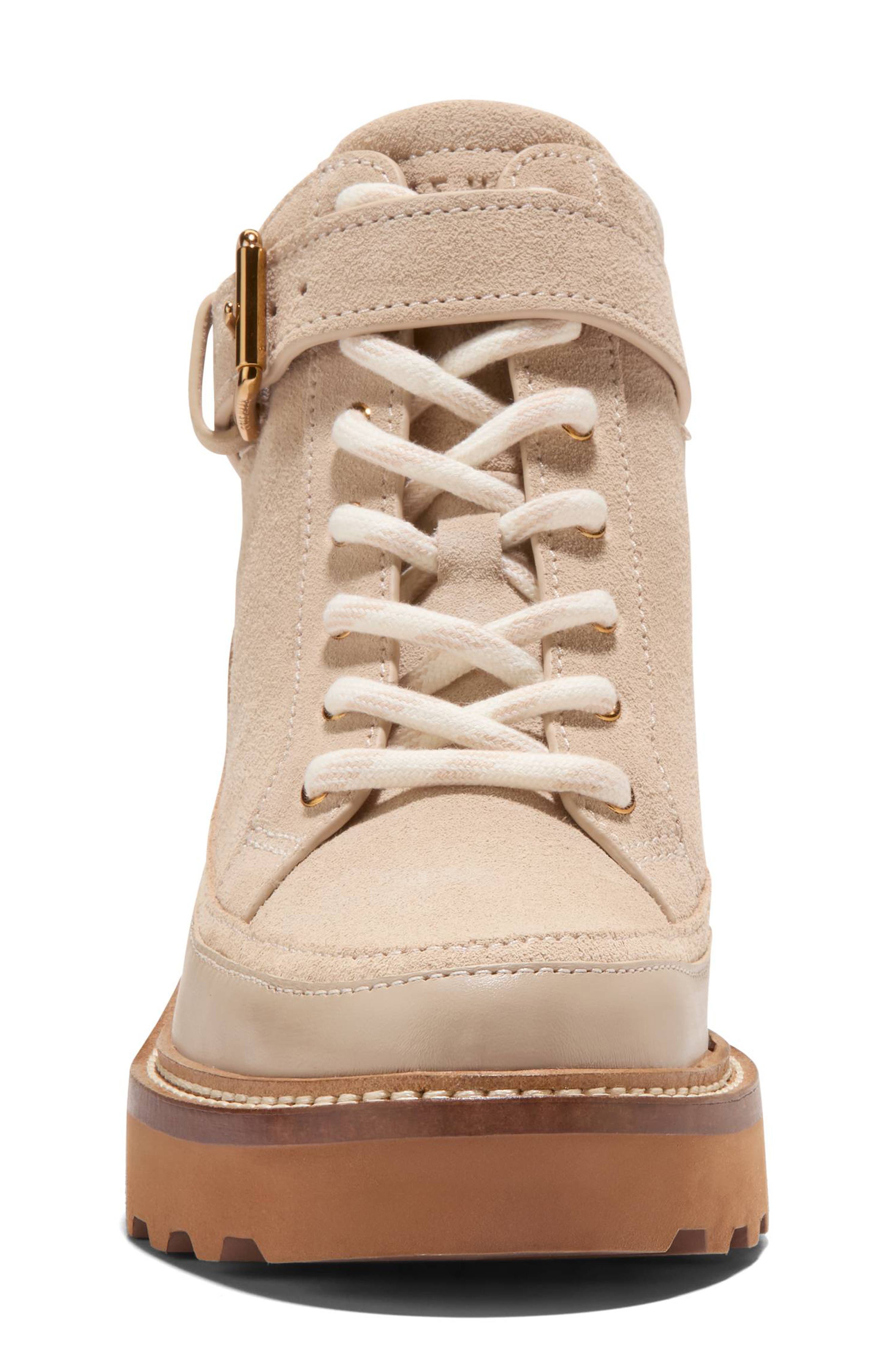 Cole Haan Shibley Waterproof Bootie, Alternate, color, Light Sesame Wp Suede