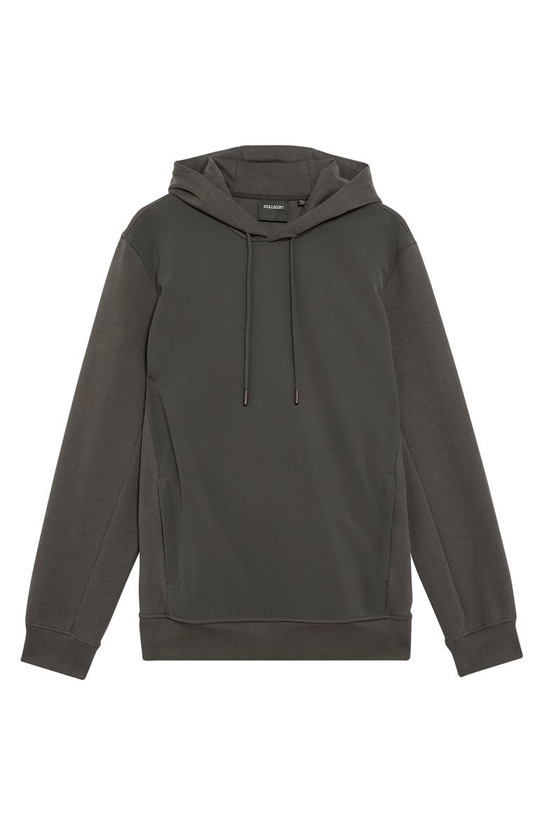 Softshell Hybrid Pullover Hoodie, Alternate, color, Gunmetal