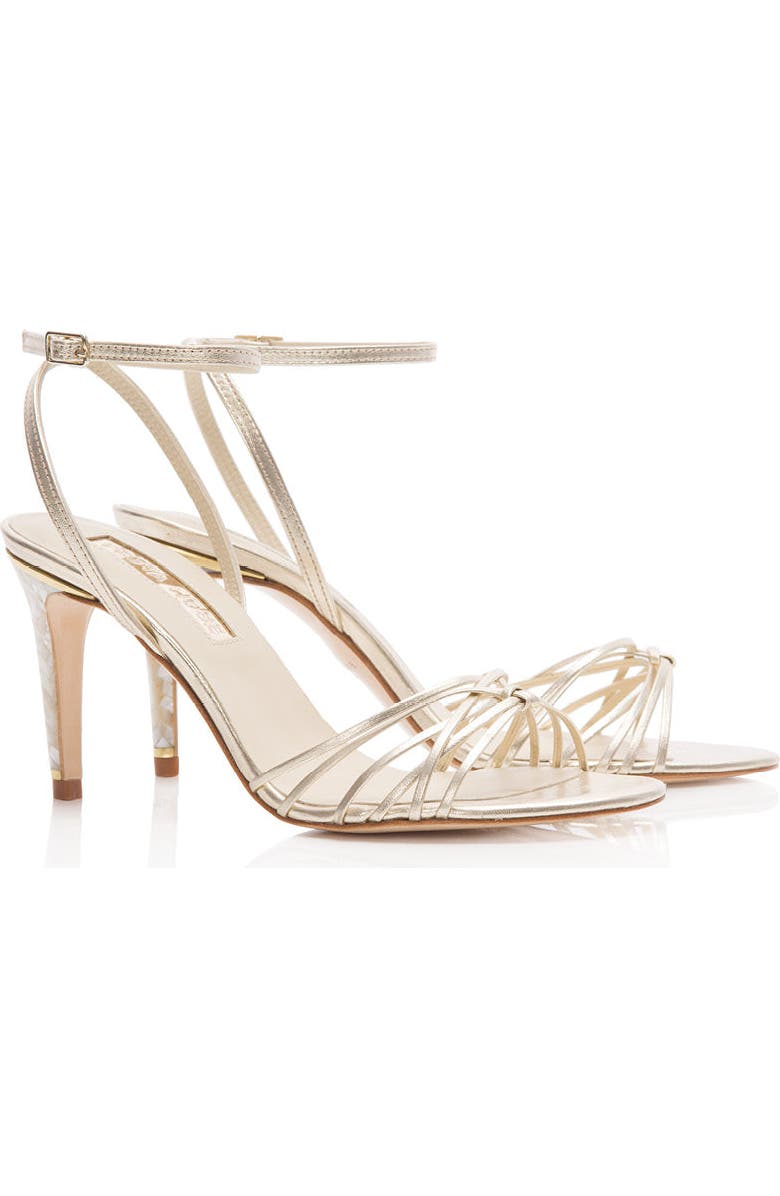 Freya Rose Bella Strappy Gold Sandal, Alternate, color, Champagne
