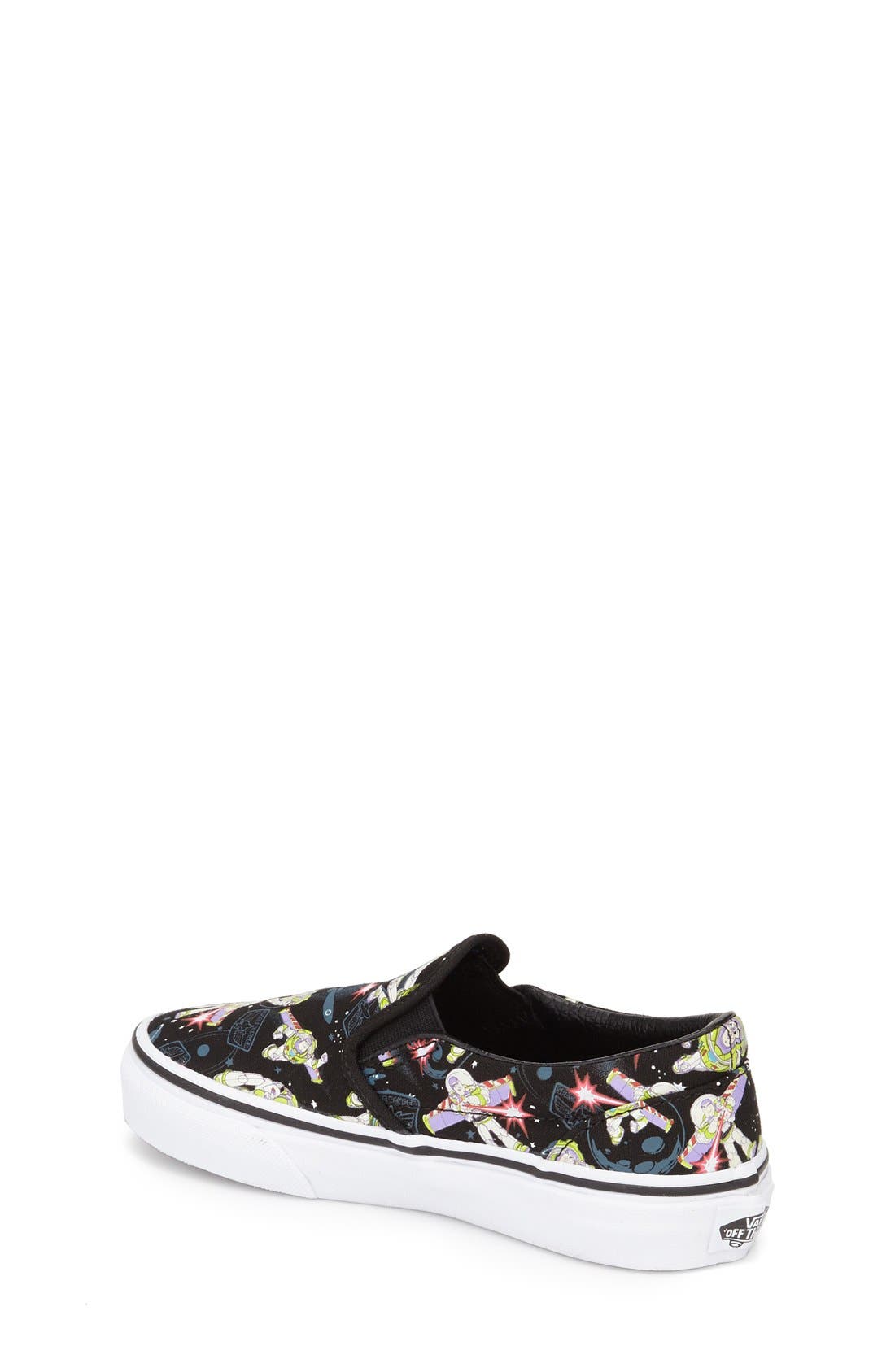 Vans x Disney Pixar<sup>®</sup> Toy Story<sup>™</sup> Buzz Lightyear Classic Slip-On, Alternate, color, 