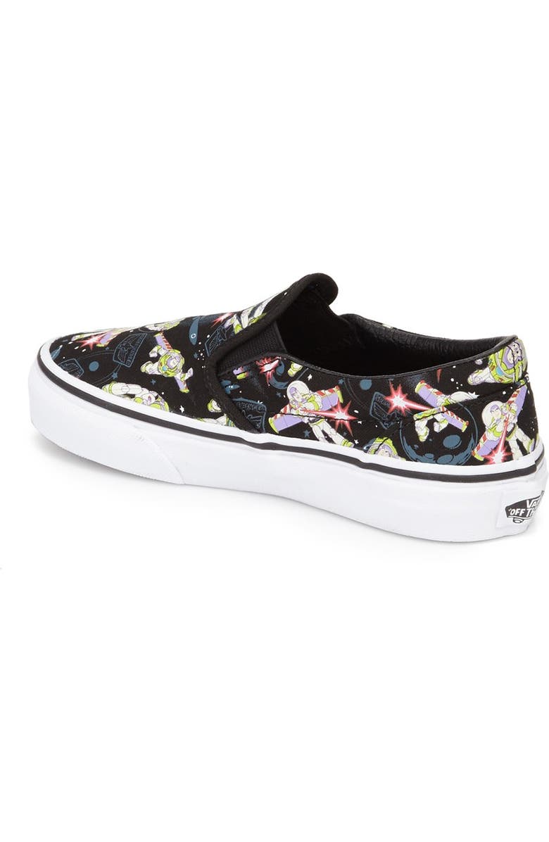Vans x Disney Pixar<sup>®</sup> Toy Story<sup>™</sup> Buzz Lightyear Classic Slip-On, Alternate, color,