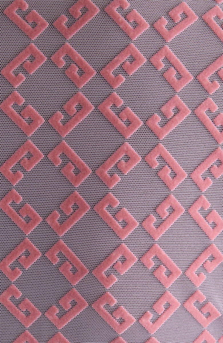 Givenchy Monogram 72 Mesh Fitted Bodysuit, Alternate, color, Skin Rose