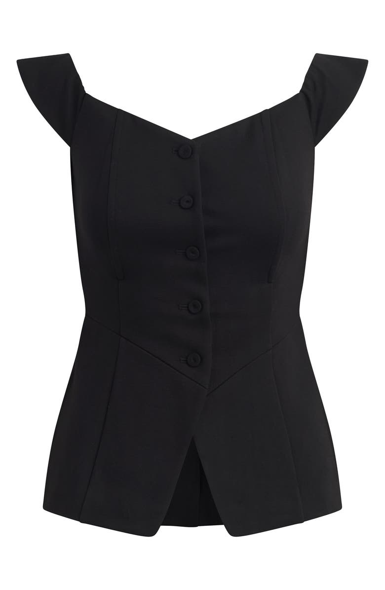 Favorite Daughter The One That I Want Off the Shoulder Top, Alternate, color, Black