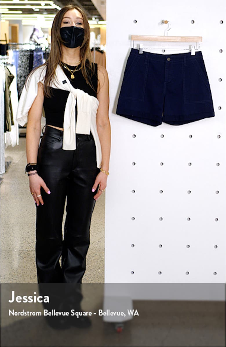 Rolled Cuff Twill Shorts, sales video thumbnail