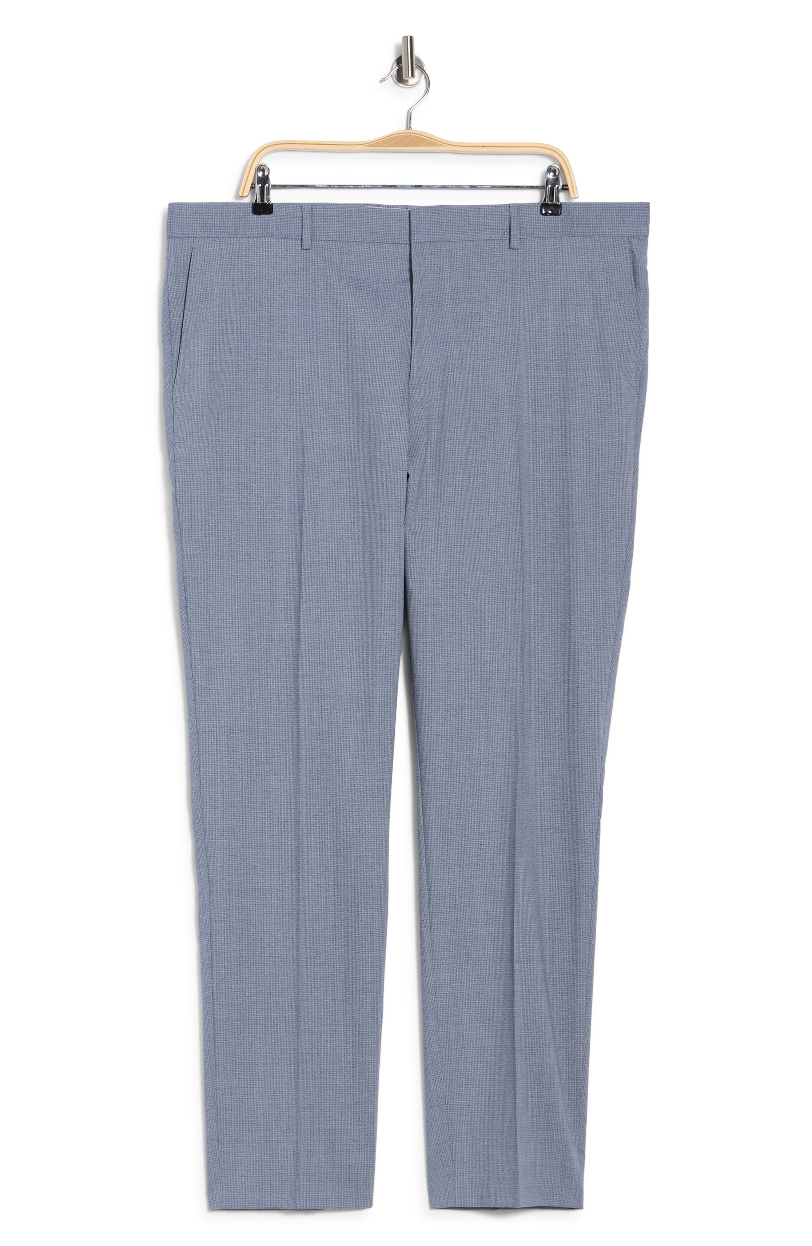 BOSS Genius Flat Front Stretch Dress Pants