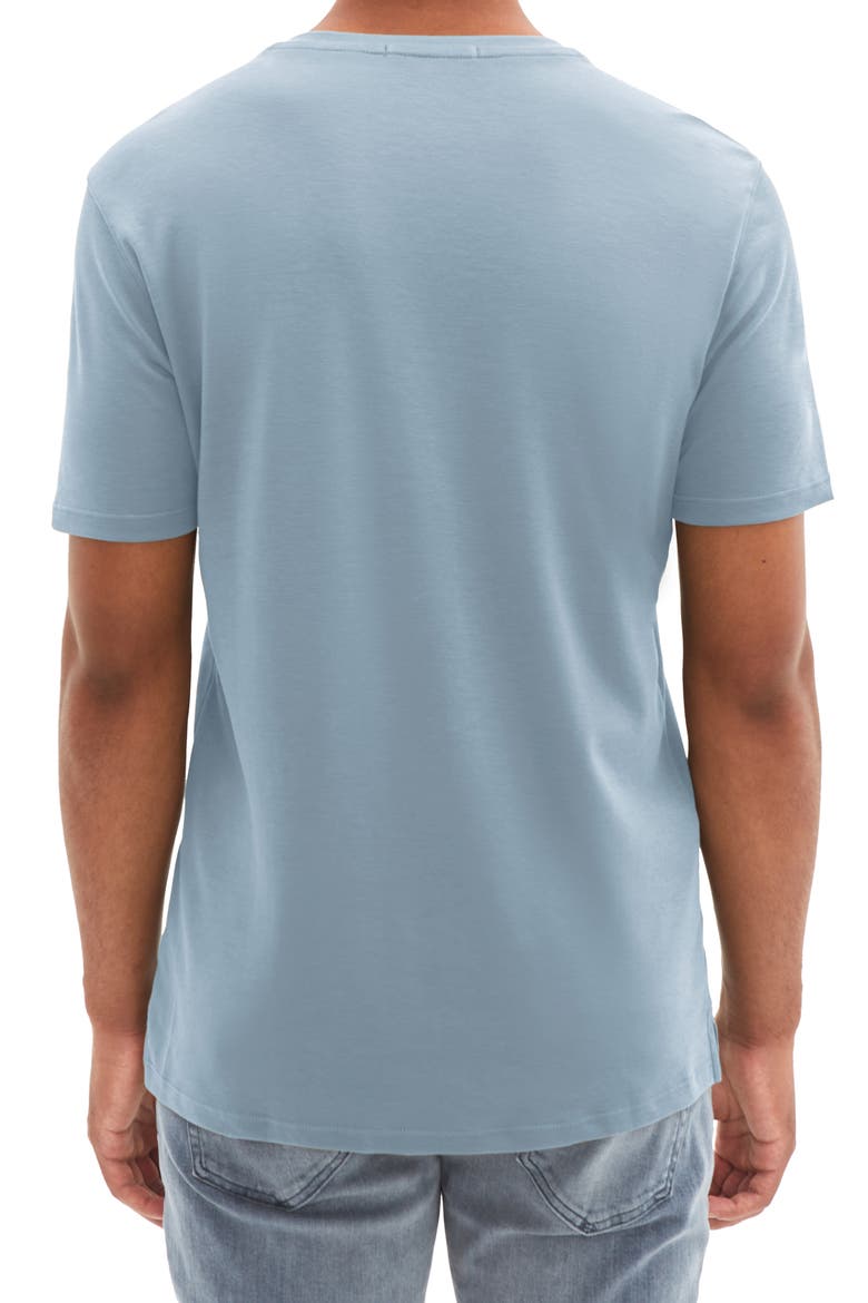 Georgia Regular Fit V-Neck T-Shirt, Alternate, color, DOVER BLUE