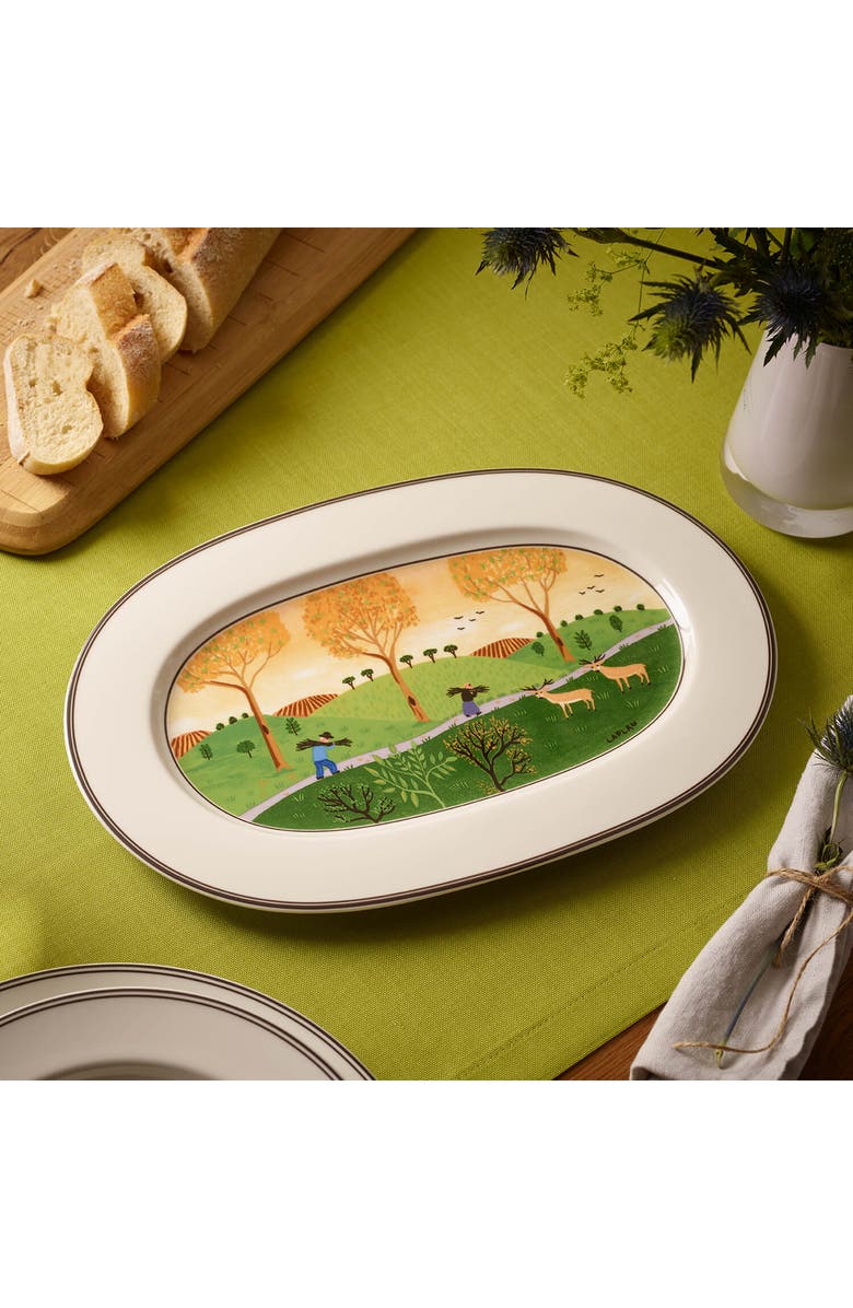 Villeroy & Boch Design Naif Oval Platter, Alternate, color, NO COLOR
