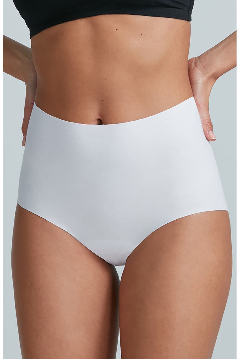 High Waist Bikini, Main, color, WHITE