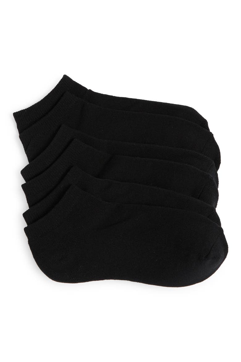 3-Pack Everyday Ankle Socks, Main, color, BLACK