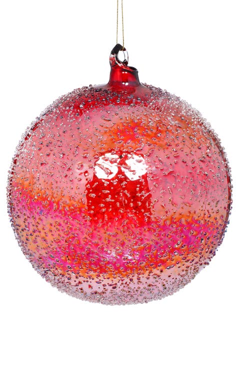 Sparkling Ombre Ornament, Large, Set of 4