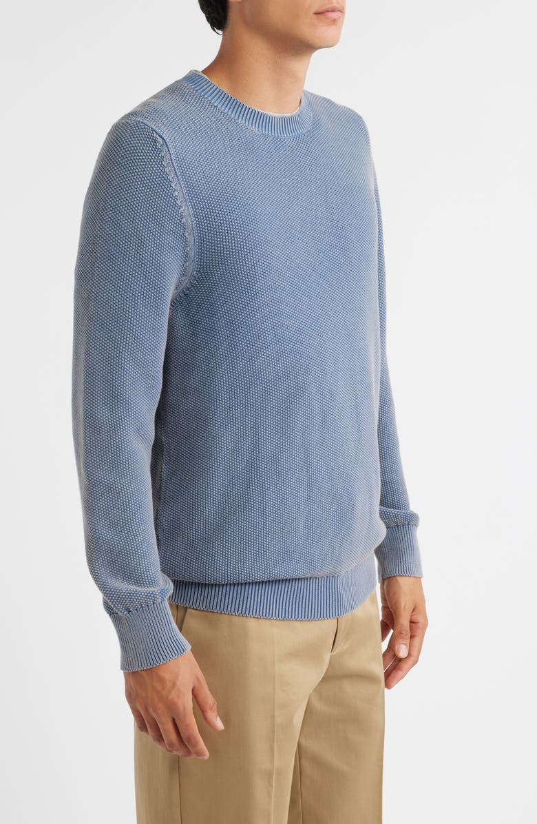 Treasure & Bond Garment Dyed Cotton Sweater, Alternate, color, Blue Vintage