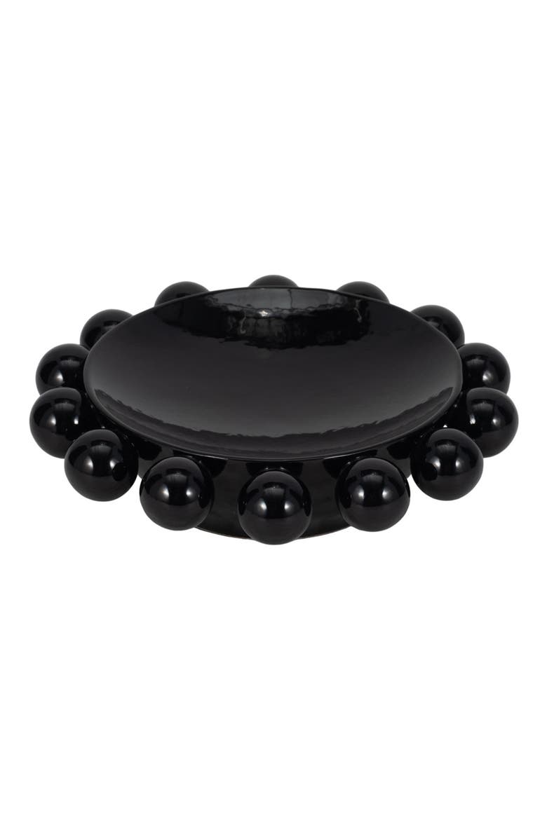 Capraia Porcelain Bowl, Main, color, BLACK