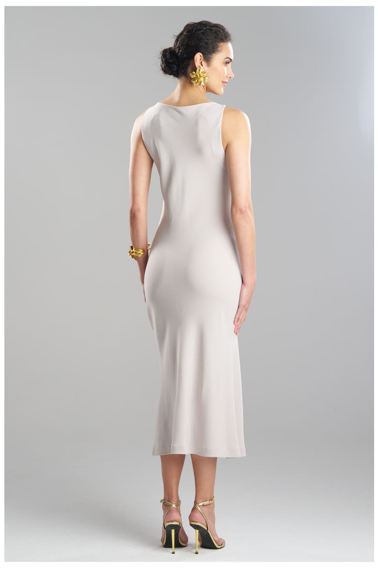 Stretch Crepe Tank Column Dress, Alternate, color, Pearl